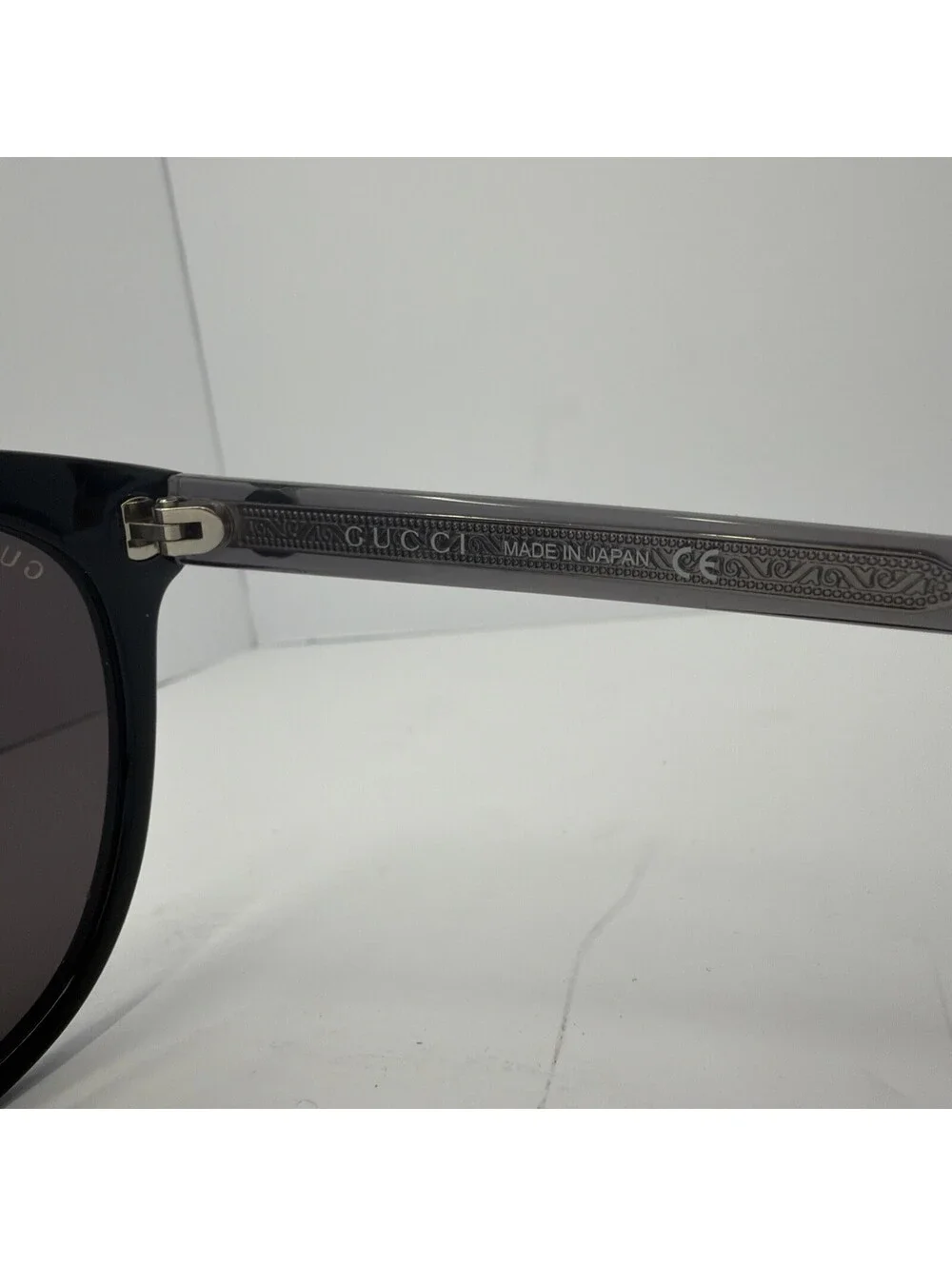 New GUCCI GG0081SK 002 56mm Black Gray GG Interlock Sunglasses Italy